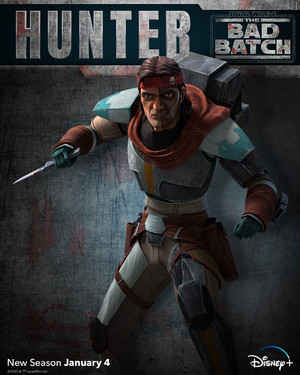 Hunter | Star Wars: The Bad Batch | Season 2 | Character poster