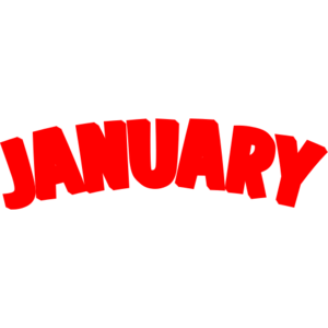  January Sticker
