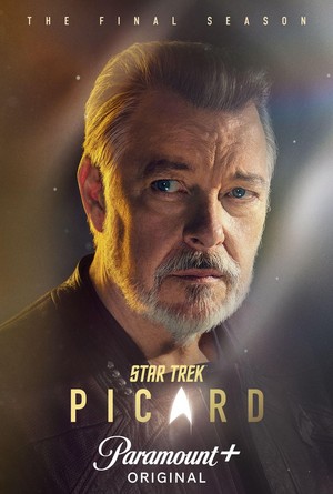  Jonathan Frakes as William Riker | nyota Trek: Picard | Season 3 | Character poster