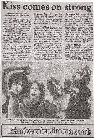 KISS ~Bloomington, Minnesota...February 6, 1977 (Rock and Roll Over Tour) 