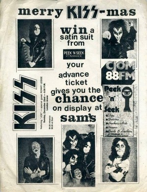  baciare ~London, Ontario, Canada...December 22, 1974 (Hotter Than Hell Tour)