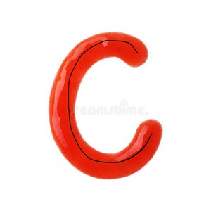  Letter C With Red Sauce