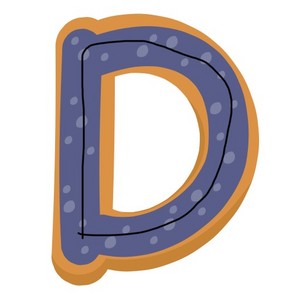  Letter D icon
