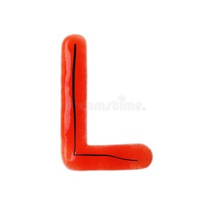 Letter L With Red Sauce