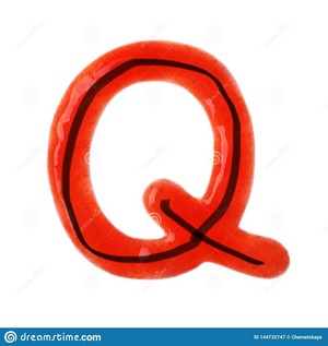  Letter Q With Red Sauce