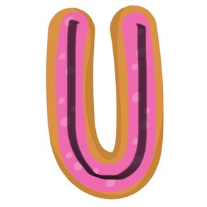  Letter U ikon