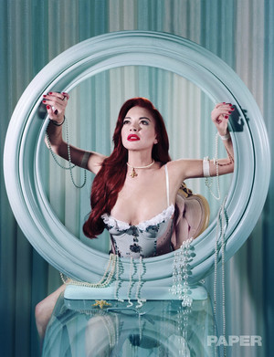  Lindsay Lohan - Paper Photoshoot - 2018