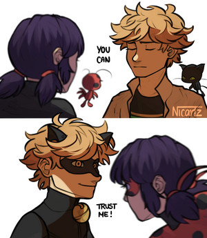  Marinette and Adrien / Ladybug and Chat Noir