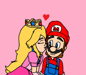 Mario and Peach Valentine's Day (Super Mario Bros Movie)