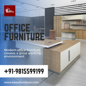  Modern office furniture creates a good working environment