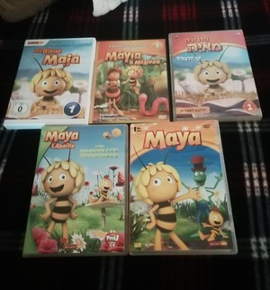  My 2012 Maya the Bee DVD collection in different languages