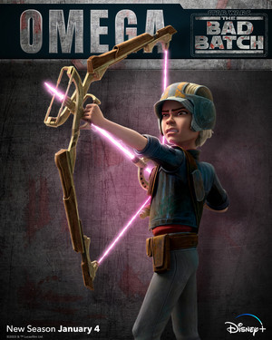 Omega | Star Wars: The Bad Batch | Season 2 | Character poster