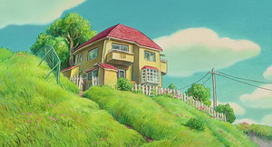  Ponyo on the Cliff door the Sea - Sosuke’s House