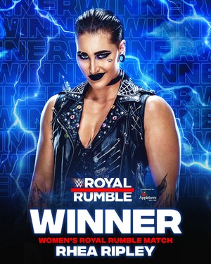 Rhea Ripley | Women's Royal Rumble Match winner | 美国职业摔跤 Royal Rumble 2023