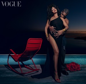  リアーナ & A$AP Rocky | British Vogue (2023)