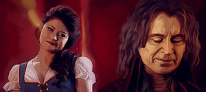  Rumplestilskin/Belle Drawing - See Right Through Me