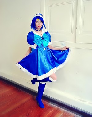  Sailor Mercury cosplay giáng sinh