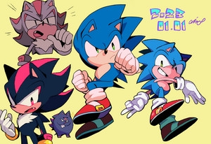  Sonic and shadow