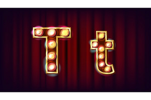  T Letter Vector Capital, Lowercase