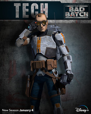 Tech | Star Wars: The Bad Batch | Season 2 | Character poster