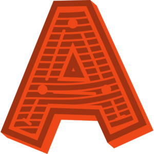 The Letter A Sticker