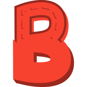  The Letter B Sticker