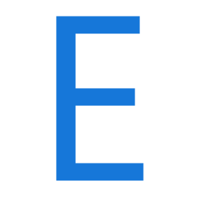  The Letter E Icon