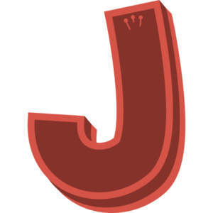 The Letter J Sticker