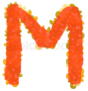  The Letter M Of mỳ ống, mì ống