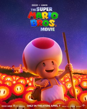  The Super Mario Bros. Movie | Toad | Character Poster