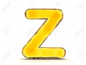  toast Alphabet 3d Isolated Z