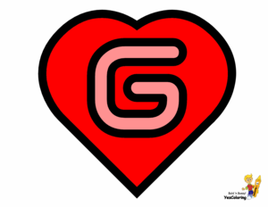  Valentine dag Letter G