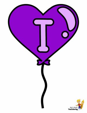  Valentine Letter T Coloring Pages