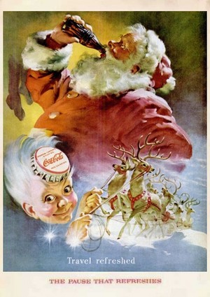  Vintage Christmas | 🎅 Santa and Coca-Cola® | 1950's