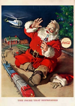  Vintage navidad | 🎅 Santa and Coca-Cola® | 1950's