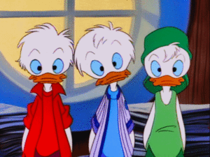  Walt Disney Gifs - Huey Duck, Dewey eend & Louie eend