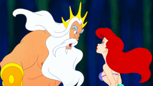  Walt Disney Gifs - King Triton & Princess Ariel