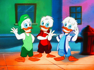  Walt Disney Gifs - Louie Duck, Huey بتھ, مرغابی & Dewey بتھ, مرغابی