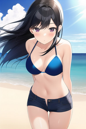  cute and hot Anime girls with bikini