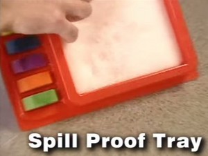 spill proof tray