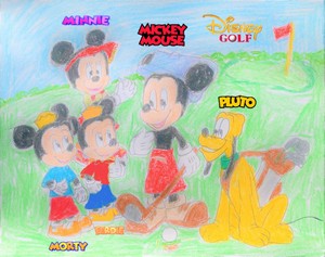 (Bonus Disney Golf Mickey Mouse Practice)..2