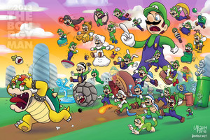 33 Years of Power-ups - Luigi version