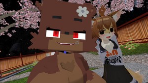  Bia Prowell Jenny Mod Аниме VRchat 1.20 вишня blossoms