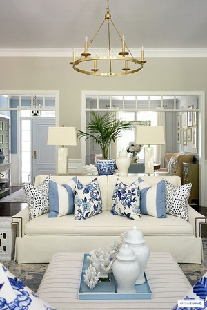  Blue Living Room
