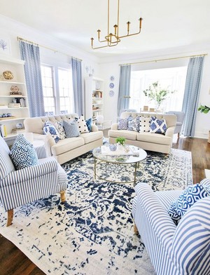  Blue Living Room