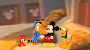  Bonkers D Bobcat finally see Mickey 老鼠, 鼠标 (Toots Bonkers's Pet and Pluto's Pet)..renders..,,