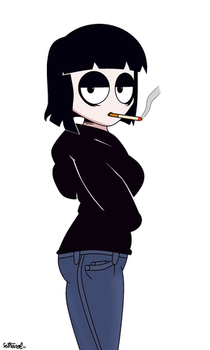  Creepy Susie Smoking