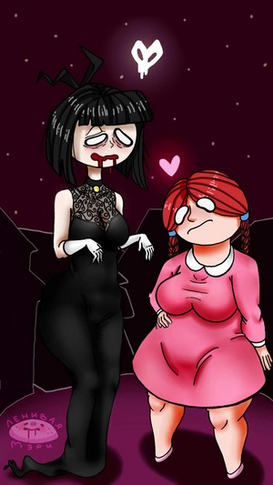 Creepy Susie and Helga Phugley Prom Night Alt Outfits