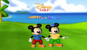  디즈니 Golf Morty and Ferdie Fieldmouse Outfits