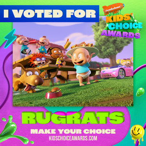  kegemaran Animated tunjuk Rugrats Voting Badge 2023 Kids Choice Awards